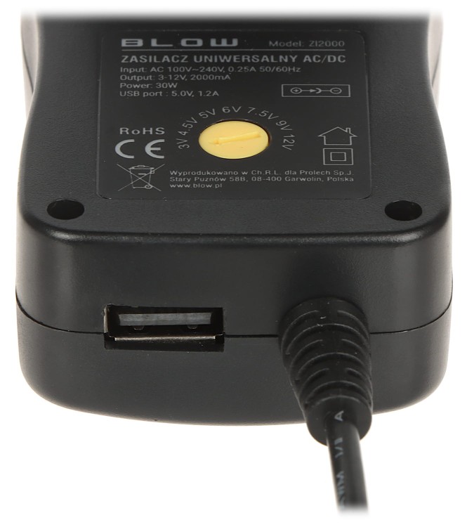 ZASILACZ IMPULSOWY 3-12V/2A/BL USB-1445822