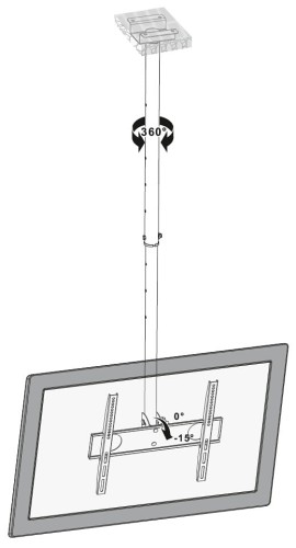 UCHWYT DO TELEWIZORA LUB MONITORA BRATECK-PLB-CE344-1353753