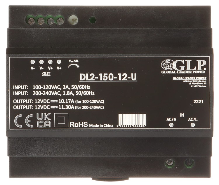 ZASILACZ IMPULSOWY DL2-150-12-U-1446815