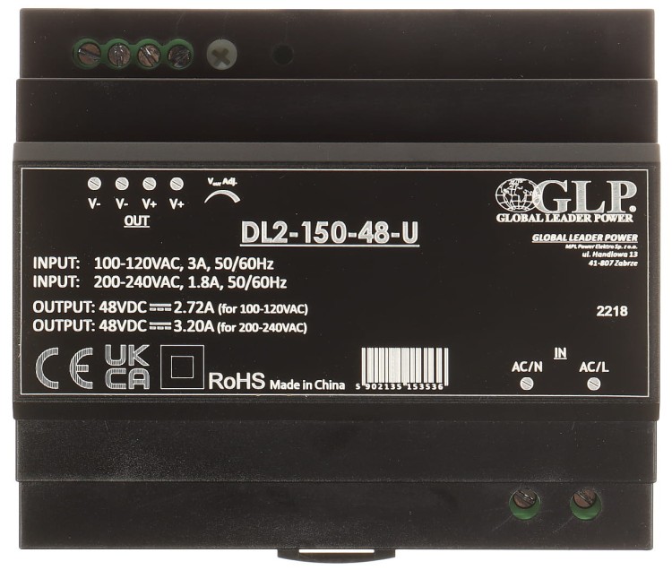 ZASILACZ IMPULSOWY DL2-150-48-U-1360483