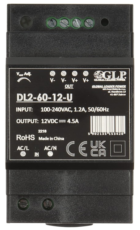 ZASILACZ IMPULSOWY DL2-60-12-U-1318777
