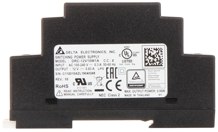 ZASILACZ IMPULSOWY DRC-12V10W-1AZ-1334416
