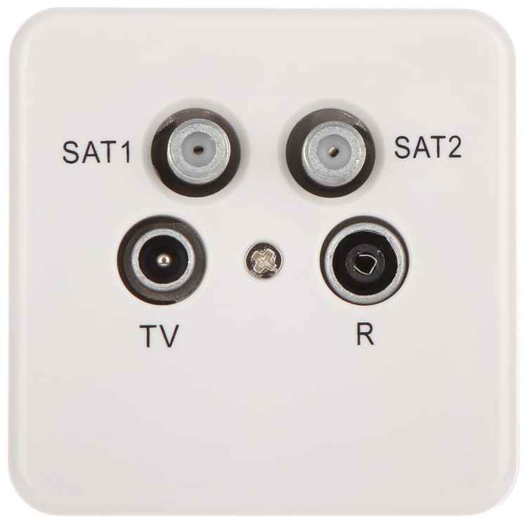 GNIAZDO KOŃCOWE GAR-SAT/2F-SIG R-TV SAT-1355107
