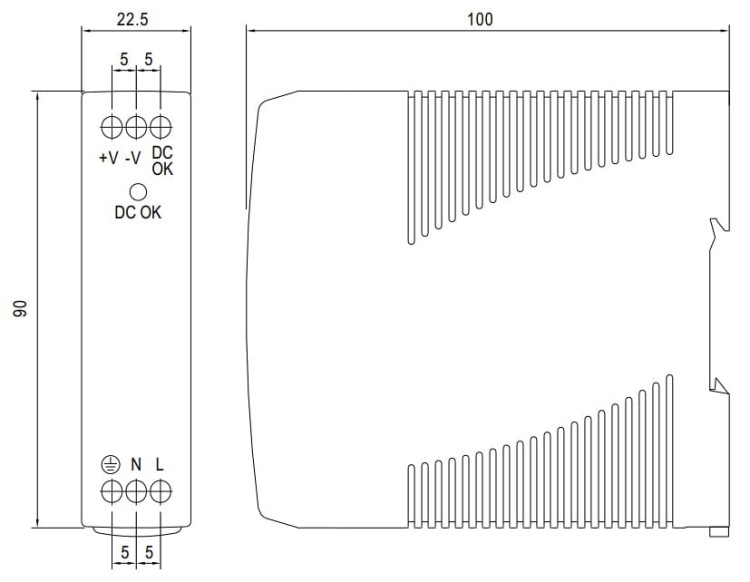 ZASILACZ IMPULSOWY MDR-10-12-1332180
