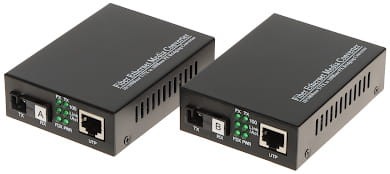 MEDIA KONWERTER JEDNOMODOWY   OM1-SM KOMPLET TXRX-1347267