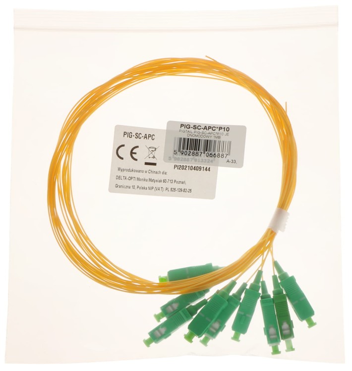 PIGTAIL JEDNOMODOWY - WTYK SC-APC PIG-SC-APC*P10-1326198