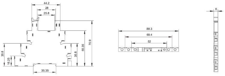MODUŁ PRZEKAŹNIKOWY PK-41F-1Z-C2-1/12V-1352153