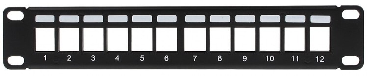 PATCH PANEL KEYSTONE PP10-12/K 10"-1353540