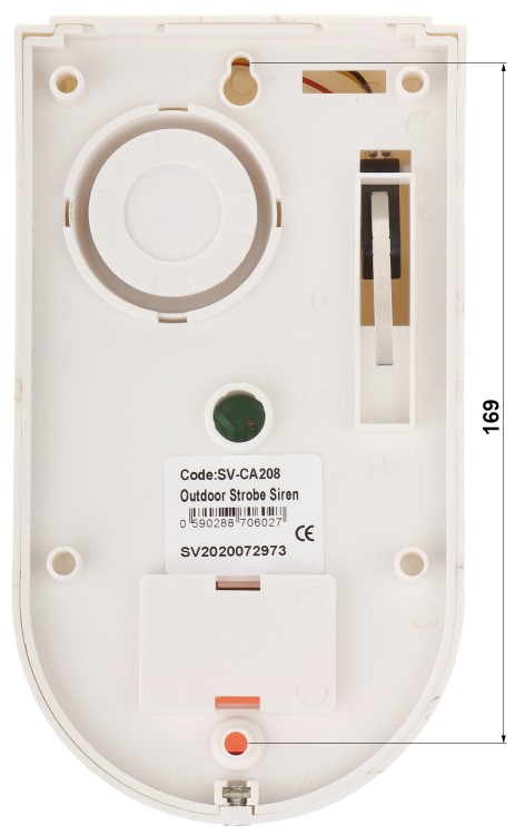 SYGNALIZATOR ZEWNĘTRZNY SV-CA208-1331742