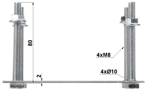 ZACISK UCHWYTU MUROWEGO ZUM-4-1345585