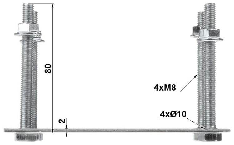 ZACISK UCHWYTU MUROWEGO ZUM-4-1345585
