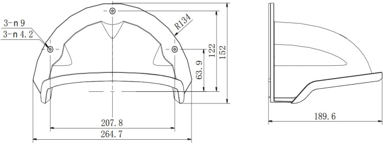 DASZEK OCHRONNY DS-1250ZJ Hikvision-1346034