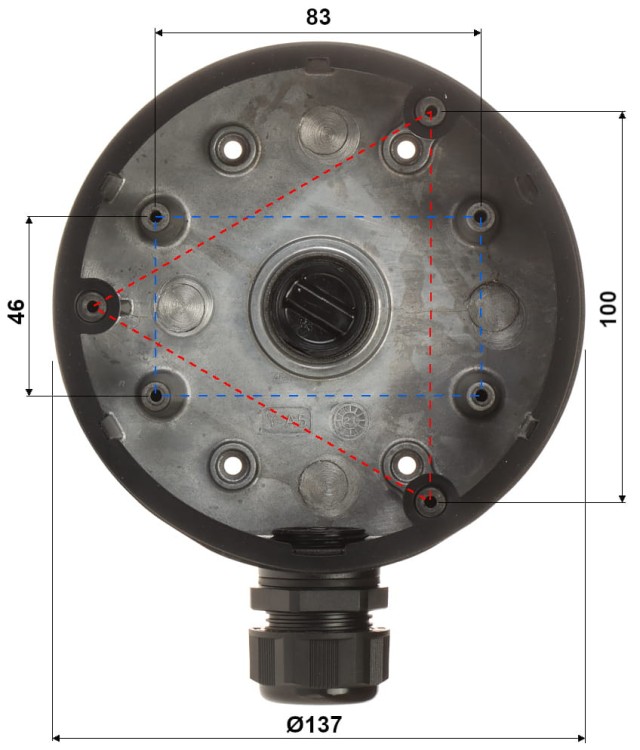 UCHWYT KAMERY DS-1280ZJ-DM21(BLACK) Hikvision-1469430