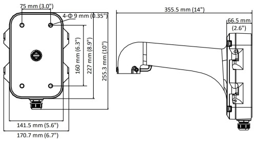 UCHWYT KAMERY DS-1604ZJ Hikvision-1339525