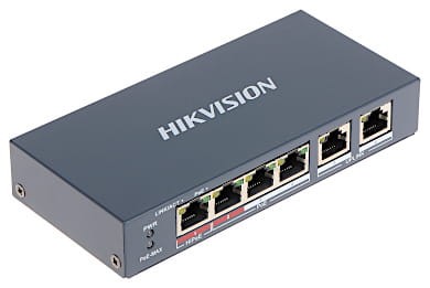 SWITCH POE DS-3E0106HP-E 4-PORTOWY Hikvision-1338246