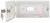OBUDOWA KLAWIATURY ALARMOWEJ OBU-M-LED (AWO352 LED/B)-1352661