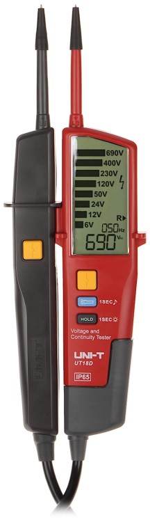 WSKAŹNIK NAPIĘCIA I KOLEJNOŚCI FAZ UT-18D UNI-T-1333184