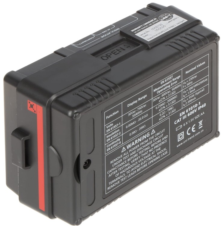 MIERNIK REZYSTANCJI IZOLACJI UT-502A UNI-T-1332590