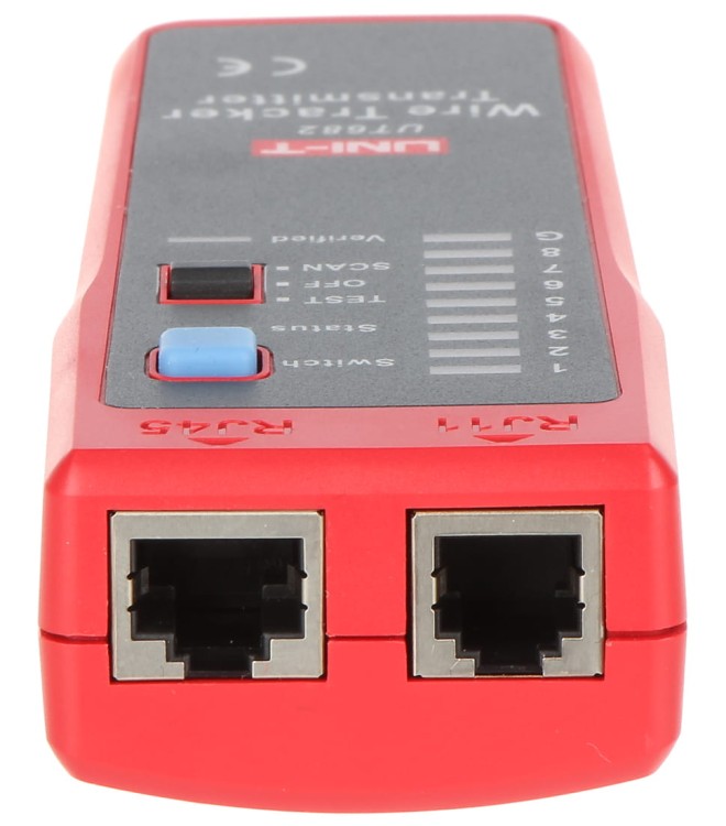 DETEKTOR PAR PRZEWODÓW Z TESTEREM KABLI RJ-45 UT-682 UNI-T-1332532