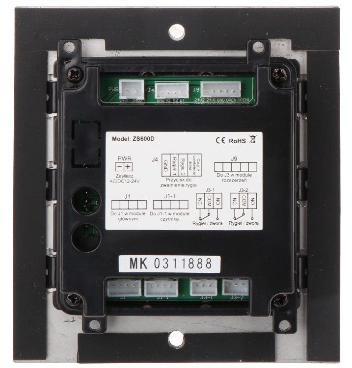 ZAMEK SZYFROWY ZS600D VIDOS-1341754