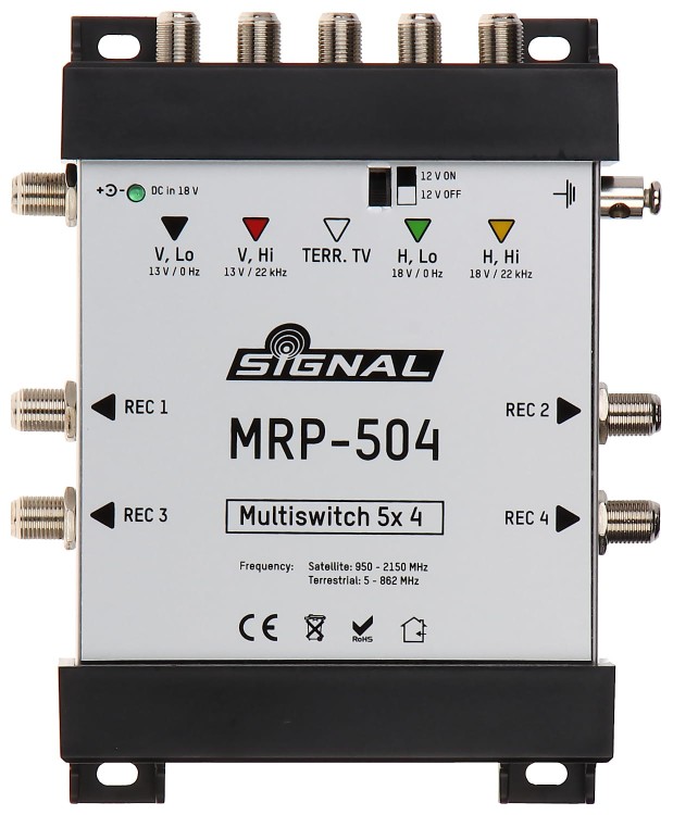 MULTISWITCH MRP-504 5 WEJŚĆ/4 WYJŚCIA SIGNAL-1341126