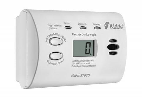 Czujnik czadu z wyświetlaczem Kidde K7DCO-1500986
