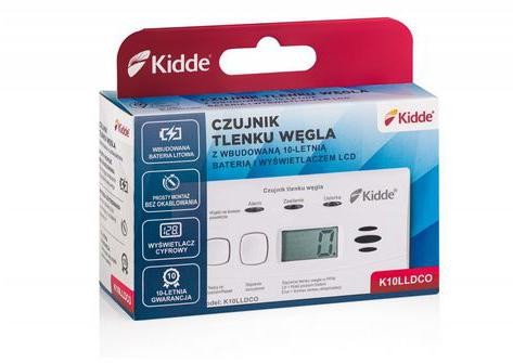 Czujnik czadu z wyświetlaczem Kidde K10LLDCO-1501003