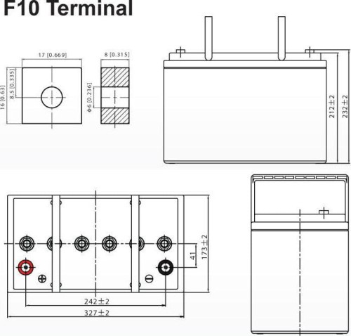 Akumulator AGM ULTRACELL UCG 12V 100Ah-1520333