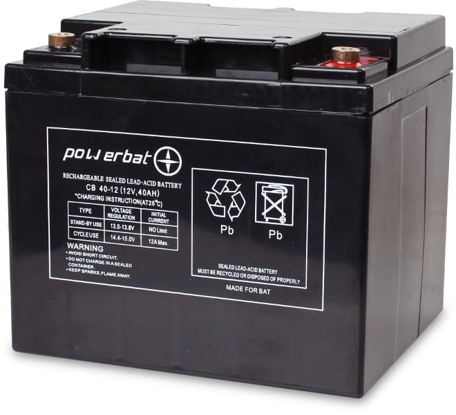 Akumulator PowerBat AGM 12V 40Ah-1512420