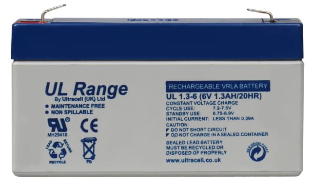 Akumulator AGM ULTRACELL UL 6V 1.3Ah-1515920