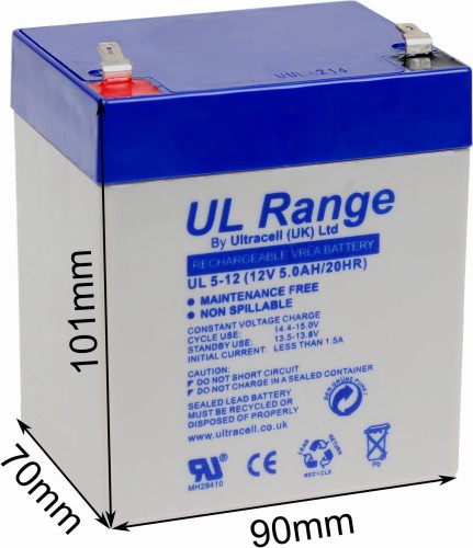 Akumulator AGM ULTRACELL UL 12V 5Ah-1516061