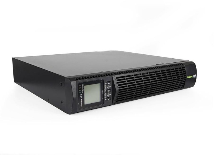 UPS ZASILACZ AWARYJNY Green Cell 2000VA 1800W RACK RTII Z WYŚWIETLACZEM LCD UPS14-1502650
