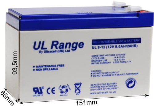 Akumulator AGM ULTRACELL UL 12V 9Ah-1516932