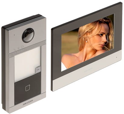 ZESTAW WIDEODOMOFONOWY DS-KIS604-S(C) Hikvision-1545944