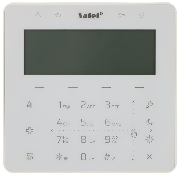 KLAWIATURA SENSORYCZNA DO CENTRALI ALARMOWEJ INT-KSG2R-W SATEL-1551489
