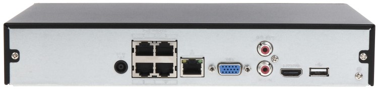 REJESTRATOR IP NVR4104HS-P-EI 4 KANAŁY, 4 PoE WizSense DAHUA-1563339