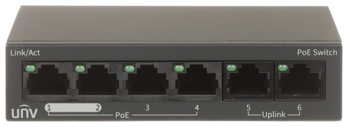 SWITCH POE NSW2020-6T-POE-IN 4-PORTOWY UNIVIEW-1469818