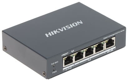 SWITCH POE DS-3E0505HP-E 4-PORTOWY Hikvision-1580699