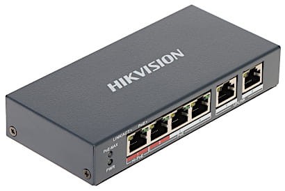SWITCH POE DS-3E1106HP-EI 4-PORTOWY Hikvision-1613319