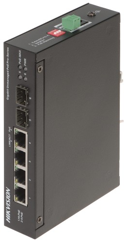 SWITCH POE DS-3T0506HP-E/HS 4-PORTOWY SFP Hikvision-1580311