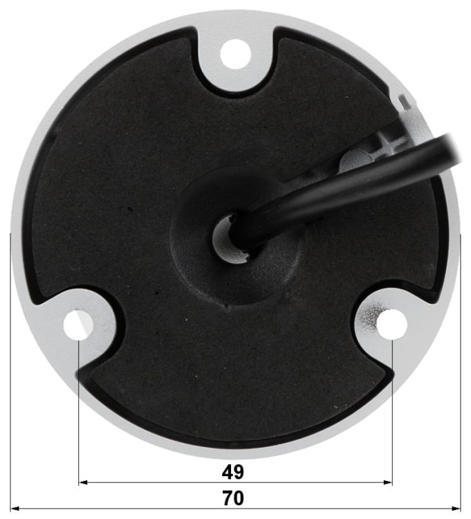 KAMERA AHD, HD-CVI, HD-TVI, PAL HAC-HFW1200T-0280B-S6 - 1080p 2.8mm DAHUA-1612326