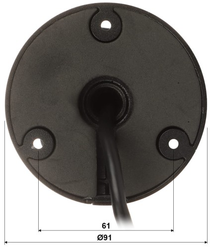 KAMERA WANDALOODPORNA IP IPC-HFW5541T-ASE-0360B-S3-BLACK WizMind S - 5Mpx 3.6mm DAHUA-1580014