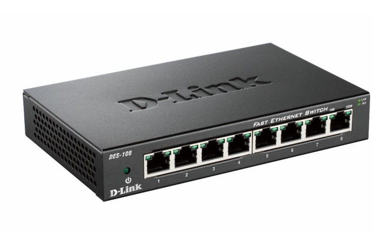 8-port 10/100 Metal Housing Desktop Switch-927666