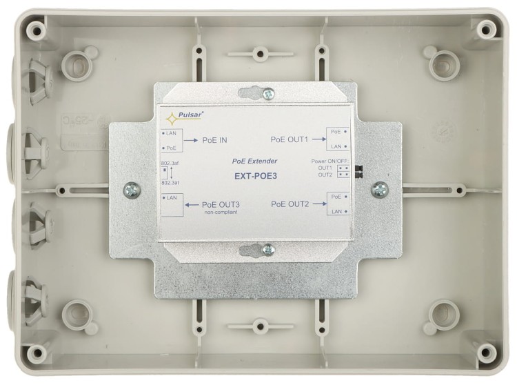 EXTENDER   EXT-POE3H W OBUDOWIE HERMETYCZNEJ PULSAR-1324136