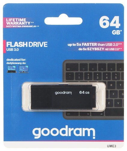 PENDRIVE FD-64/UME3-GOODRAM 64GB USB 3.0 (3.1 Gen 1)-1446063
