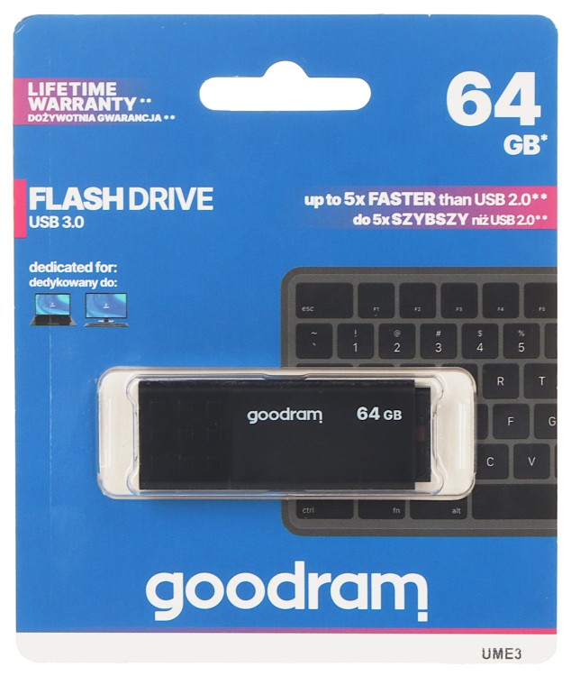 PENDRIVE FD-64/UME3-GOODRAM 64GB USB 3.0 (3.1 Gen 1)-1446063