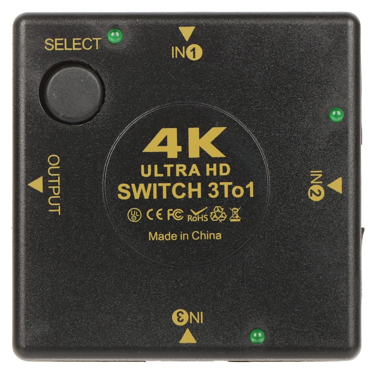 PRZEŁĄCZNIK HDMI-SW-3/1-V1.4B-1568129
