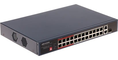 SWITCH POE DS-3E0326P-E/M(C) 24-PORTOWY SFP Hikvision-1628925