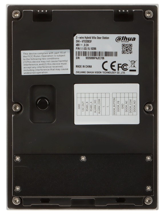 ZESTAW WIDEODOMOFONOWY KTX02(S) Wi-Fi / 2-Wire DAHUA-1624114