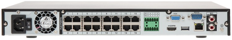 REJESTRATOR IP NVR4216-16P-4KS3 16 KANAŁÓW, 16 PoE DAHUA-1629194